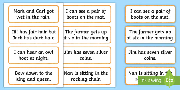 Middle East Phase 3 Sentence Cards (teacher made) - Twinkl