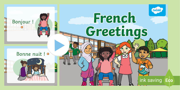 KS1 French Greetings PowerPoint | Primary Resources - Twinkl