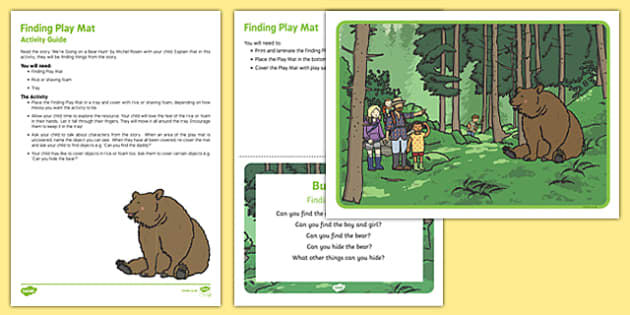 Finding Play Mat Busy Bag Resource Pack for Parents - Twinkl