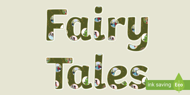 Fairy Tales Display Lettering - KS1 - EYFS - Literacy