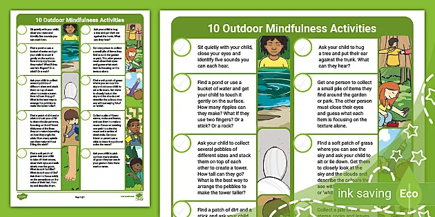 10 Outdoor Mindfulness Activities (Teacher-Made) - Twinkl