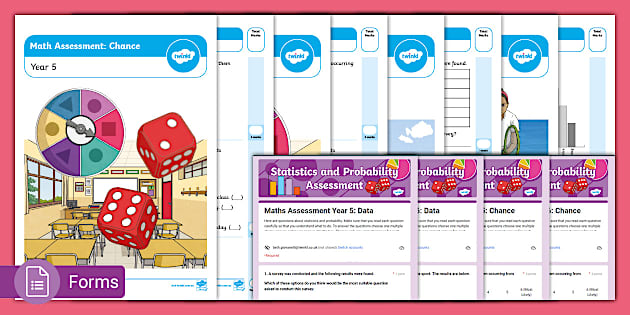 Year Five and Six Statistics and Probability Assessment Pack