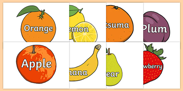 Fruit Words on Fruit - fruit, fruit words, keywords, word