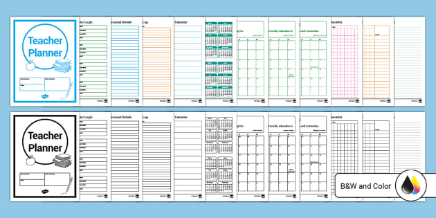 Year Planner Template | 2020-2021 | Organisational Resources