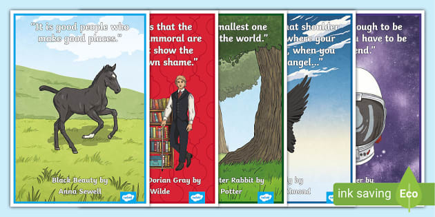 Literary Posters Pack - Display Resources | Twinkl - Twinkl