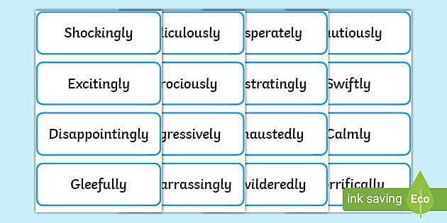 Ly Adverb Openers Examples