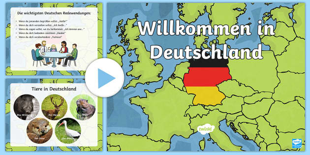 Willkommen In Deutschland Powerpoint Teacher Made