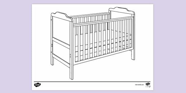 Bed Cot Drawing Vector Images (over 230)