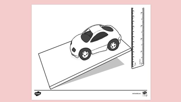 Millimetre Ruler Colouring Sheet (Teacher-Made) - Twinkl