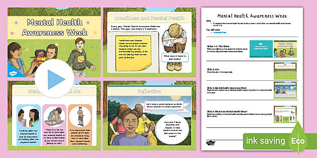 Mental Health Awareness Week KS2 Assembly Pack