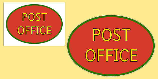 Post Office Sign (teacher made) - Twinkl