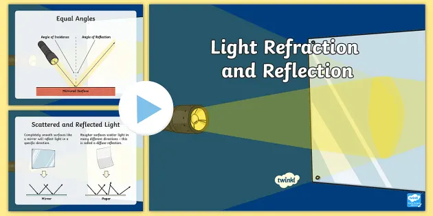 Light Refraction and Reflection KS2 PowerPoint - Twinkl