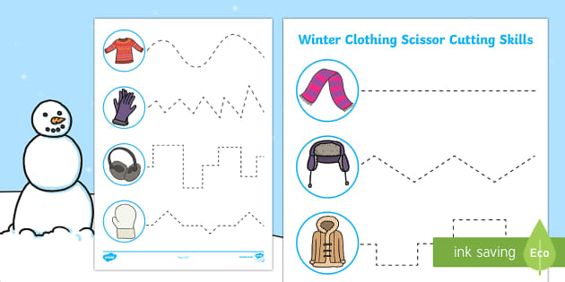 Winter Clothes Cut-Outs (teacher made) - Twinkl