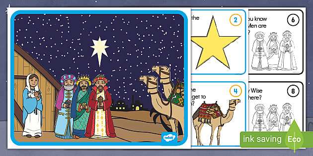 Epiphany Scene And Question Cards (teacher Made) - Twinkl