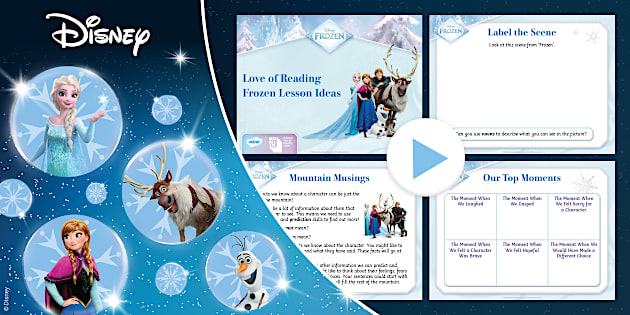 Disney Love of Reading: Frozen Lesson Ideas [5-7]