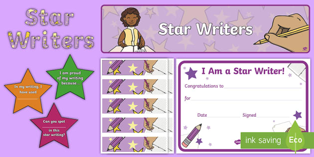 KS1 Star Writers Display Pack (Hecho por educadores)