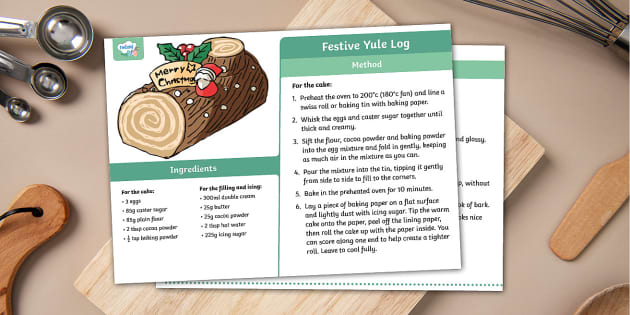 Yule Log Recipe {Step by Step Instructions}