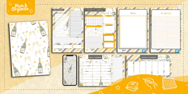 Planning for the New Year Confetti Pack | Twinkl Busy Bees