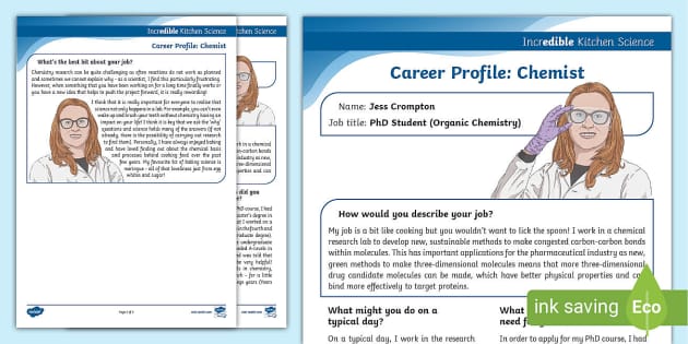 A Day In The Life Of A Chemist (teacher Made) - Twinkl