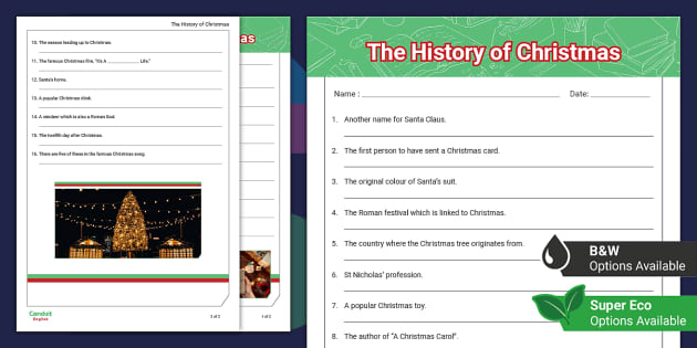 The History Of Christmas Quiz (teacher Made) - Twinkl