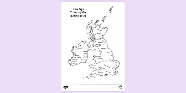 Iron Age Celtic Britain Activity Sheets for Kids