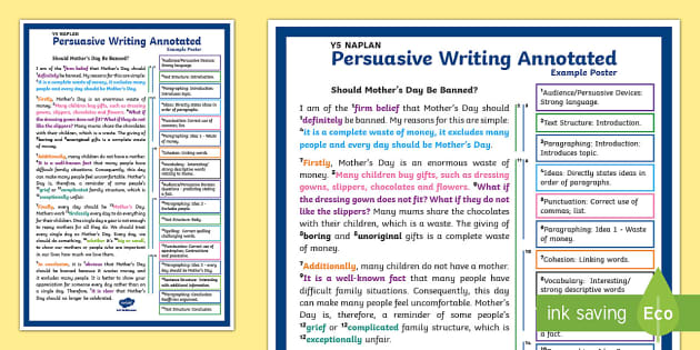 persuasive texts year 5 examples