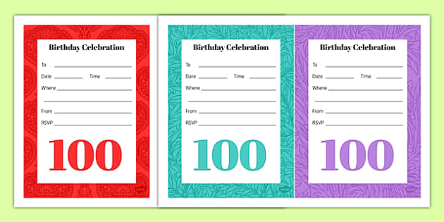 Birthday Party Invitation Cards (teacher made) - Twinkl