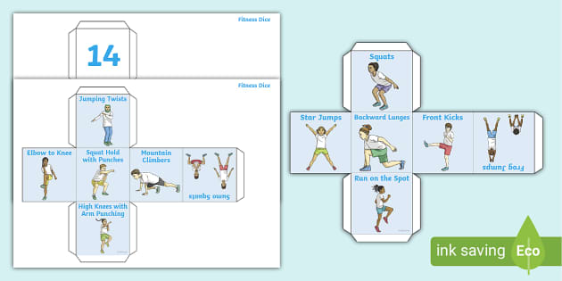 Fit Dice Version 2.0 - Great instant warm-up PE activity!