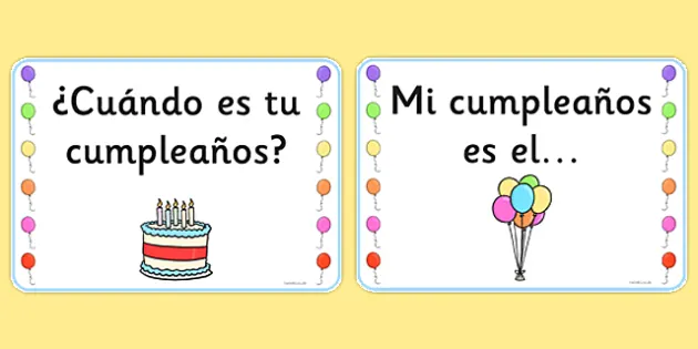 PlanIt Year 3 Spanish Lesson: Birthdays (teacher made)