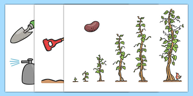 FREE! - Story Cut Outs to Support Teaching on Jasper's Beanstalk