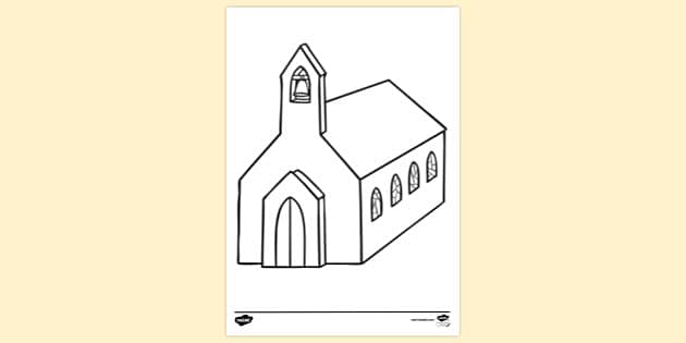FREE Printable Colouring Page For Children s Church