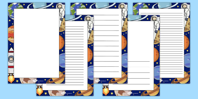 Space border design picture