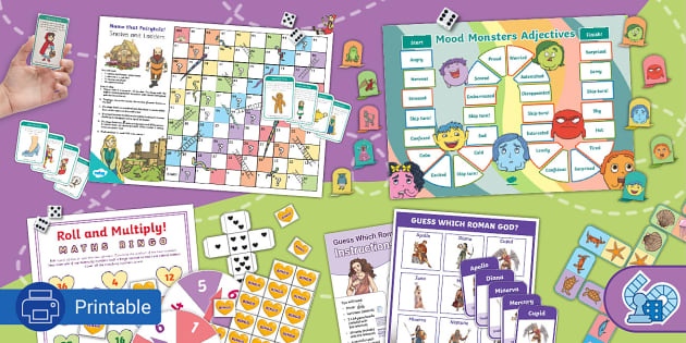 Ludo Digital Board Games for PowerPoint Editable