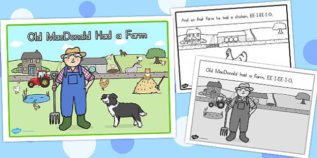 Old MacDonald Had a Farm Story Sequencing A4 (teacher made)