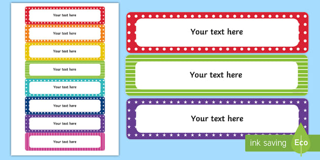 Editable Tray Labels Gratnell Trays Back To School