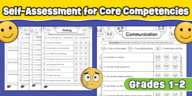 Self-Assessment for Core Competencies for 1st-2nd Grade