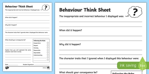 Primary Think Sheet Writing Worksheet / Worksheet -Australia, worksheet