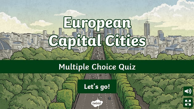 European Capital Cities Multiple Choice Quiz