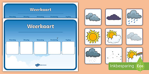 Weerkaart Vertoning (صُمم من قبل مُختصّين)