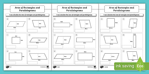 area-of-rectangles-and-parallelograms-worksheet