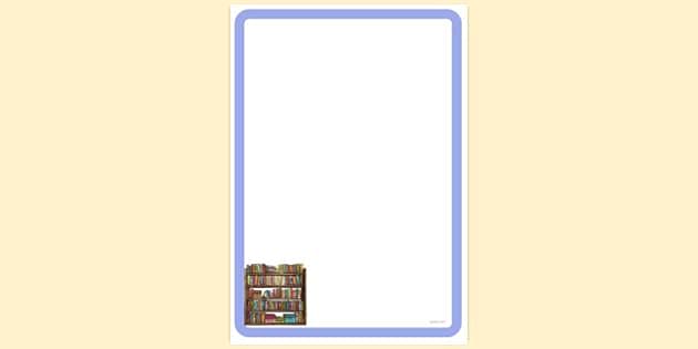 book page borders
