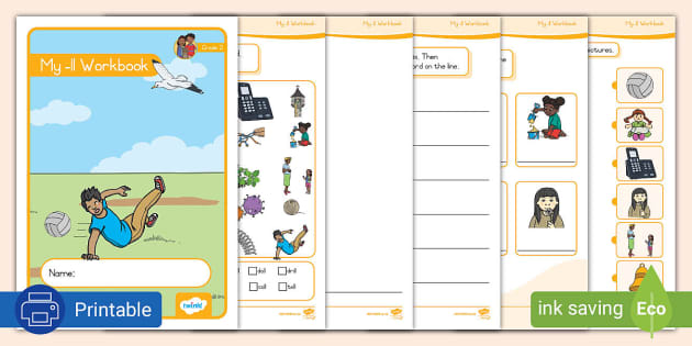 Grade 2 Phonics Ll Workbook Teacher Made Twinkl