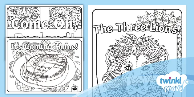 New England Football Colouring Pages Twinkl Move Pe Euros