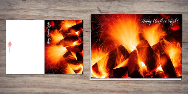 Bonfire Image Bonfire Night Card | Twinkl Party - Twinkl