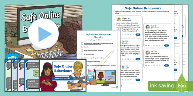 Internet Safety Lesson | Online Behaviours Lesson Pack | KS2