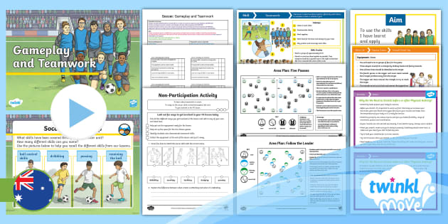 Move PE Year 3 Soccer: Lesson 6: Gameplay and Teamwork