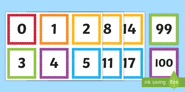 FREE! - Number Flash Cards 0-30 (Teacher-Made) - Twinkl