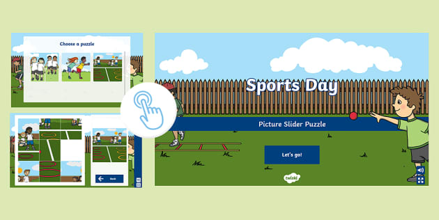 Interactive Sports Day Puzzle Game