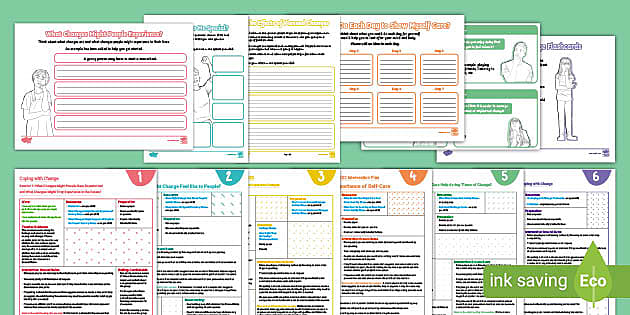 Coping with Change UKS2 SEMH Intervention Pack - Twinkl