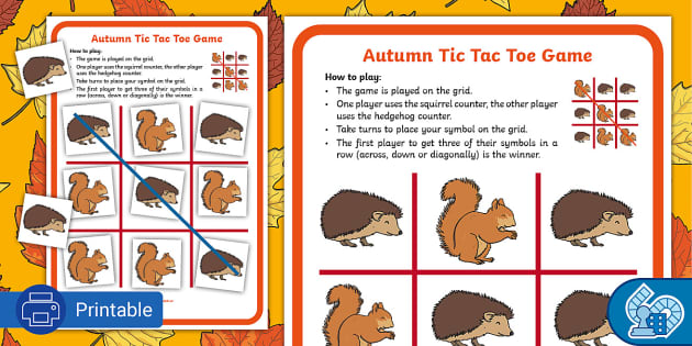 FREE Tic-tac-Toe Printable Board (teacher made) - Twinkl